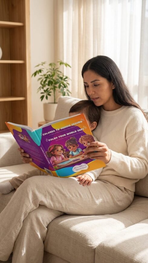 Libro para colorear de educación sexual para niños