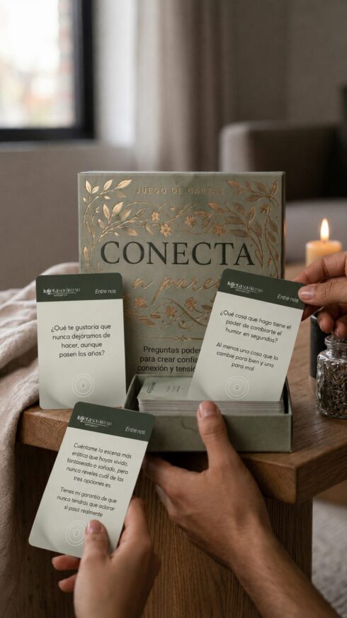 Cartas para conectar en pareja en caja rígida premium