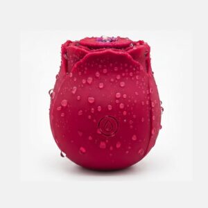 Diseño sin título (38) Vibrador Rose con Succión para Mujer — Estimulador de Clítoris, Pezones y Punto G, 10 Modos de Vibración, Masajeador para Adultos y Parejas