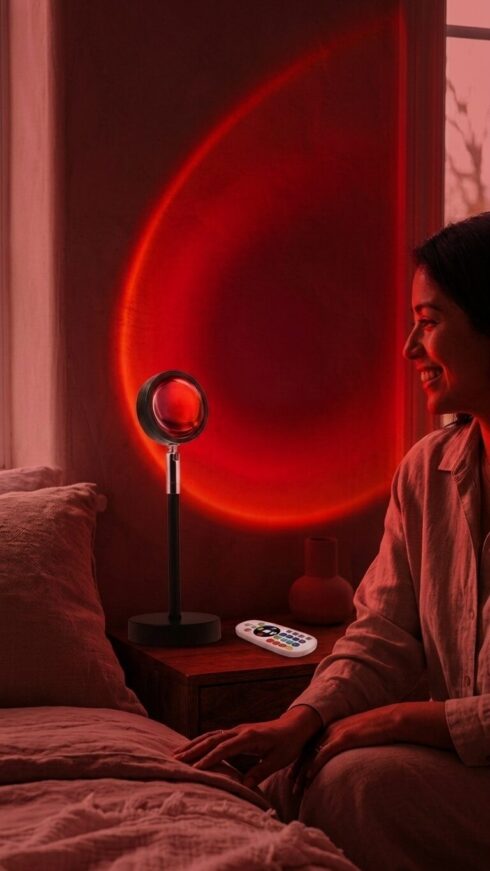 Lámpara para crear ambientes Íntimos con Luces LED Multicolor — Ideal para Momentos en Pareja con 16 Colores Cambiantes