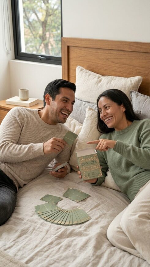 Cartas para conectar en pareja en caja rígida premium